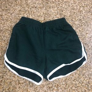 BNWT brandy green shorts